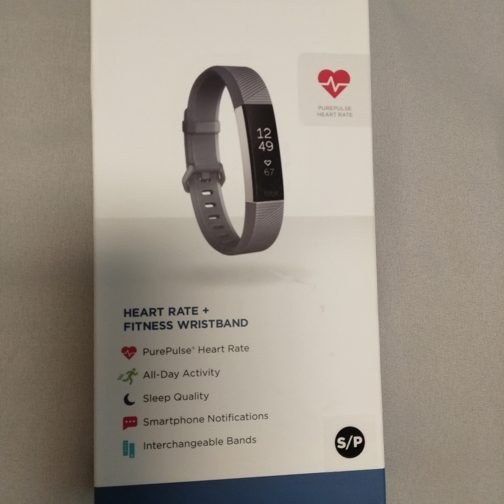 Fitbit Alta HR blue grey small